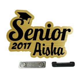 custom senior graduation badges in Kuwait