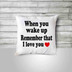 Custom Pillow with Gift Message